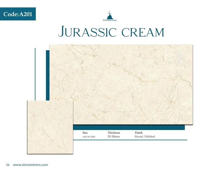 Jurassic Cream Marble slab