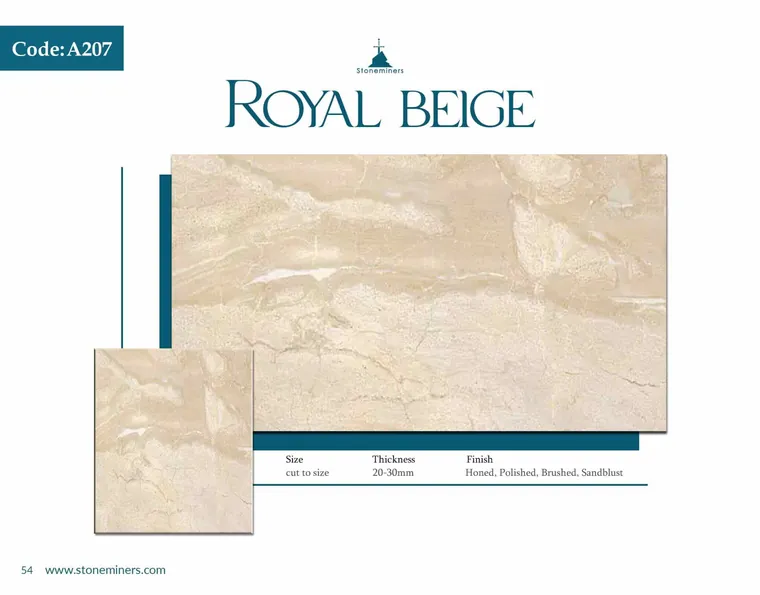 Royal Beige Marble slab