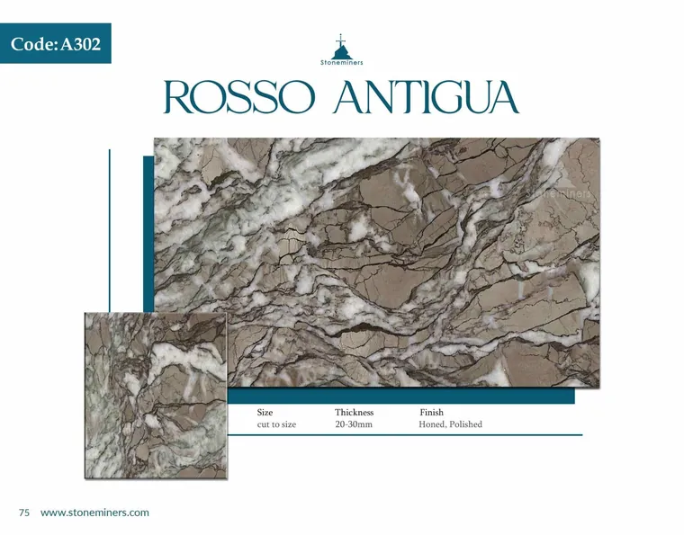 Rosso Antigua Marble slab