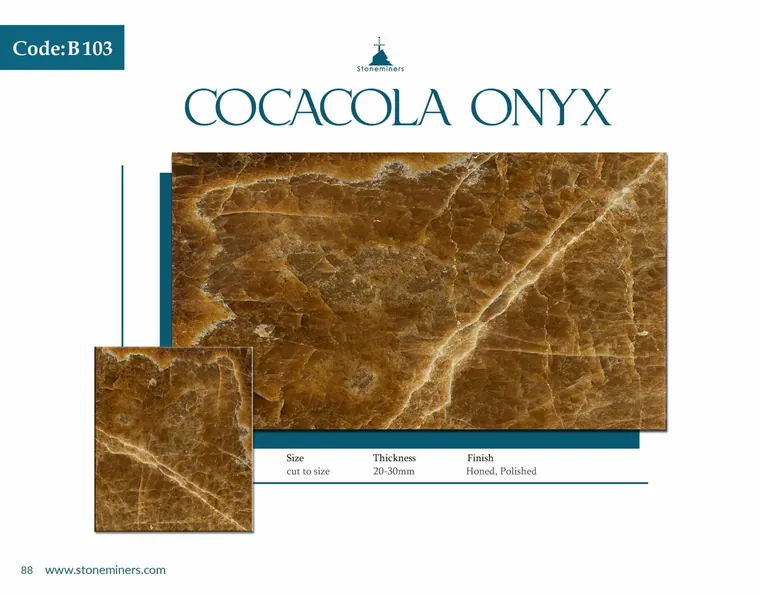 Cocacola Onyx Onyx slab