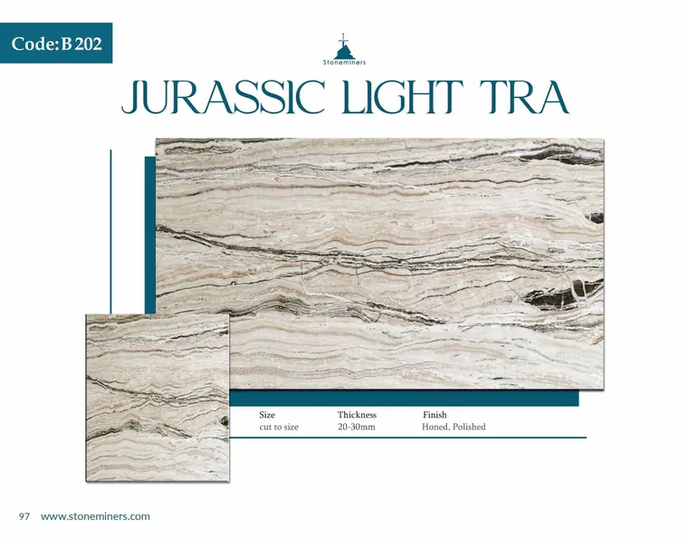 Jurassic Light Tra Onyx Onyx slab