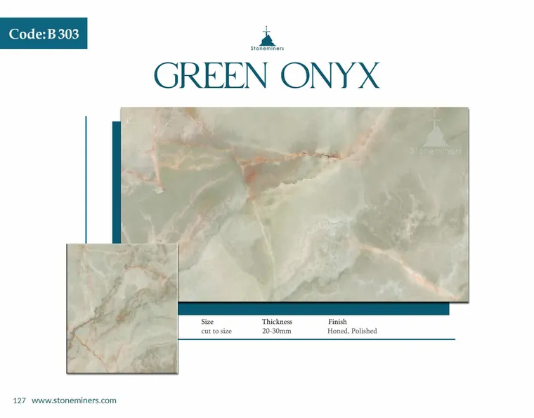 Green Onyx Onyx slab