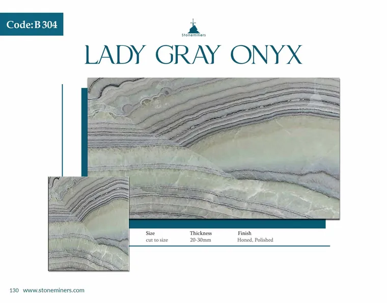 Lady Gray Onyx Onyx slab