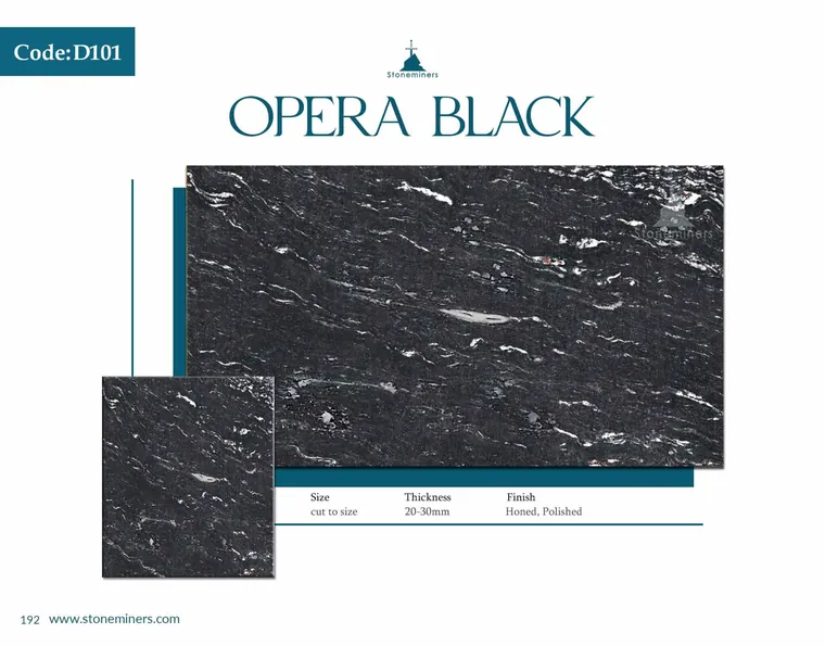 Opera Black Opera slab