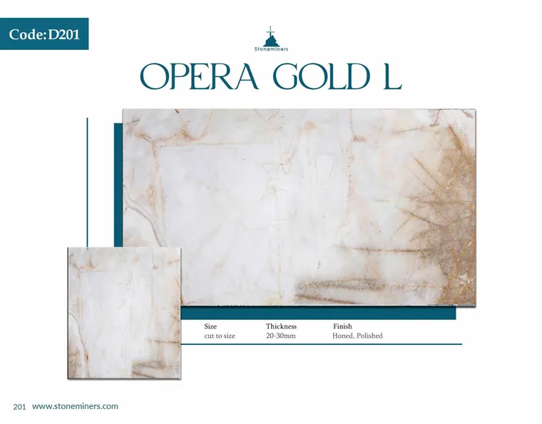 Opera Gold Opera slab